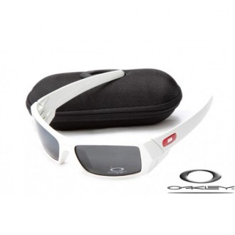 Oakley Gascan Sunglasses White Frame Gray Lens OAKLEY20156402