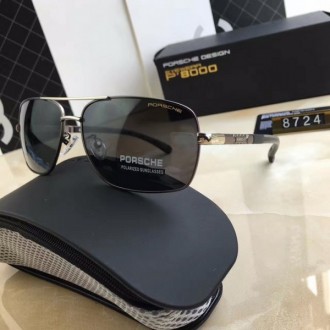 Porsche Design Gold P8724 Sunglasses Polarized Black