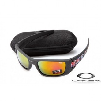  Oakley Fuel Cell Sunglasses Reluster Black Frame Fire Lens For Sale