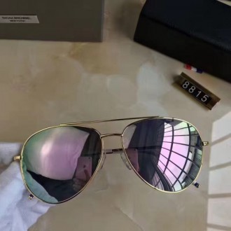 Women's Thom Browne Polarized Sunglasses B8815 Dark Purple Lenses Metal Frame