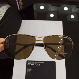 Porsche Design Sunglasses Gold Brown