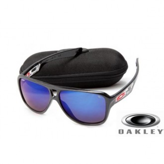  oakley dispatch II sunglasses Polishing Black Frame Blue Lens OAKLEY201567295