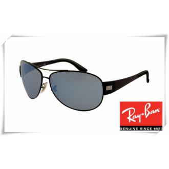Ray Ban RB3467 Sunglasses Gunmetal Frame Blue Lens Outlet