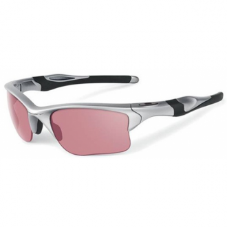 Sale Oakley Half Jacket Sunglasses Silver Black frame Pink Lens