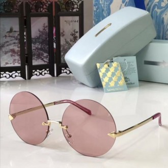 Karen Walker Round Jelly Sunglasses Light Pink Lenses