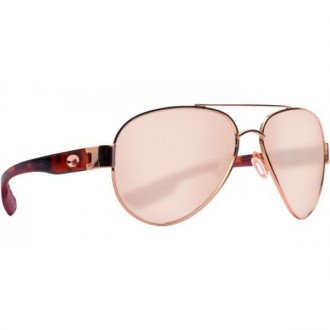 Costa South Point Shiny Blush Gold With Rose Tortoise Temples Sunglasses