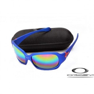 Oakley Script Sunglasses Blue Frame Colors Iridium Lens OAKLEY20156223
