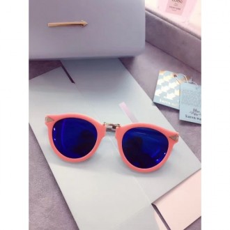 Karen Walker Harvest Polarized Eyewear Red Frame Light Blue Lenses