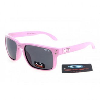 Oakley Holbrook Sunglasses Polishing neon pink Frame Gray Lens