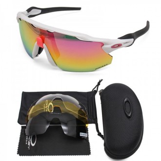 Oakley 2.0 radar ev sunglasses white frame