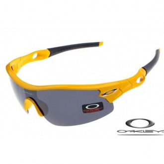 Replica Oakley Radar Pitch sunglasses Polishing Yellow Frame Gray Lens