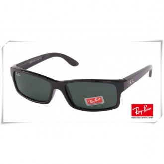Ray Ban RB4151 Sunglasses Black Frame Classic Green Lens