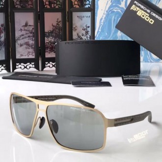 Mens Porsche Design P8562 Sunglasses Black Gold