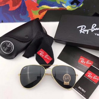 Men's Women's Ray Ban RB3026 Sunglasses Black Lenses