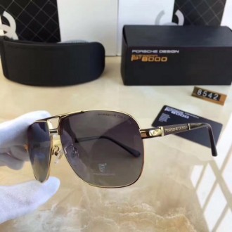 Porsche Design P8542 Sun Polarized Sunglasses Gold Gray