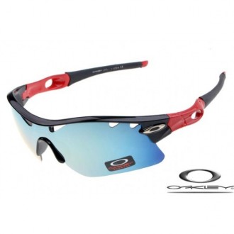Knockoff Oakley Radar Path Photochromic sunglasses Polishing Black Frame Ice Blue Vented Lens OAKLEY201567158