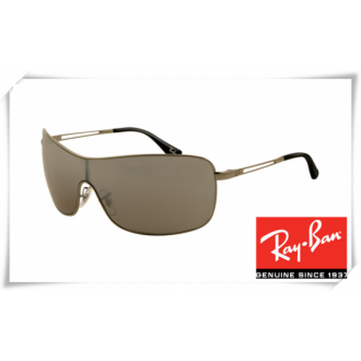 Ray Ban RB3466 Sunglasses Gunmetal Frame Grey Lens